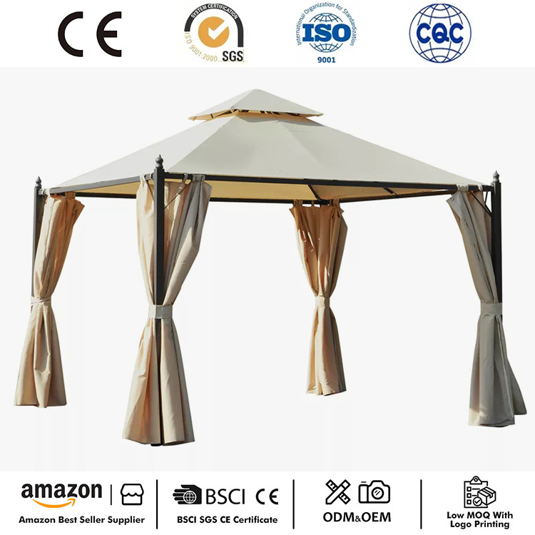 Gazebo da giardino in metallo 10' x 10'