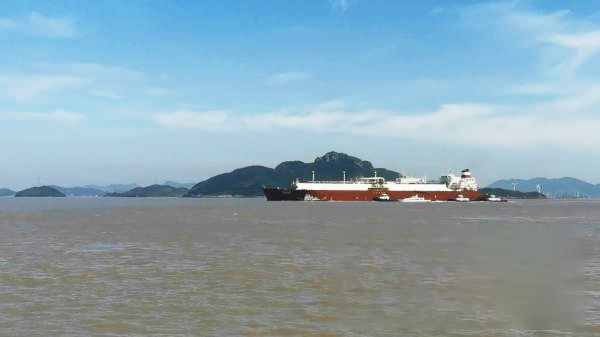 Ningbo ha ricevuto 50,9 miliardi di metri quadrati di gas naturale con l'arrivo della sua 500a nave GNL