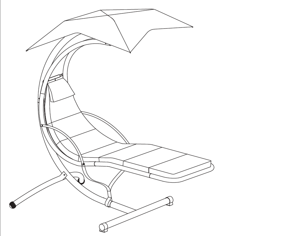 Manuale di installazione della chaise longue sospesa