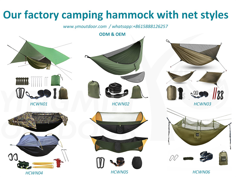Quali sono le tipologie di amache da campeggio con reti supportate da YMOUTDOOR
