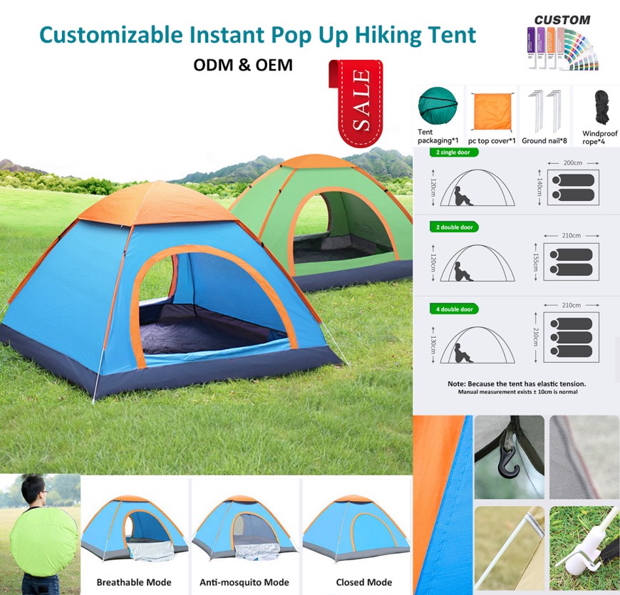 Facile installazione e smontaggio per tenda da trekking!