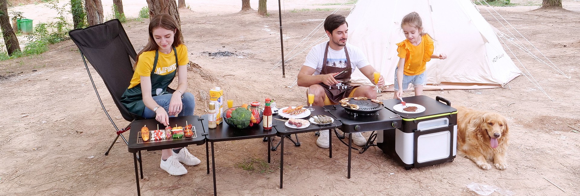 Cucina da campeggio portatile