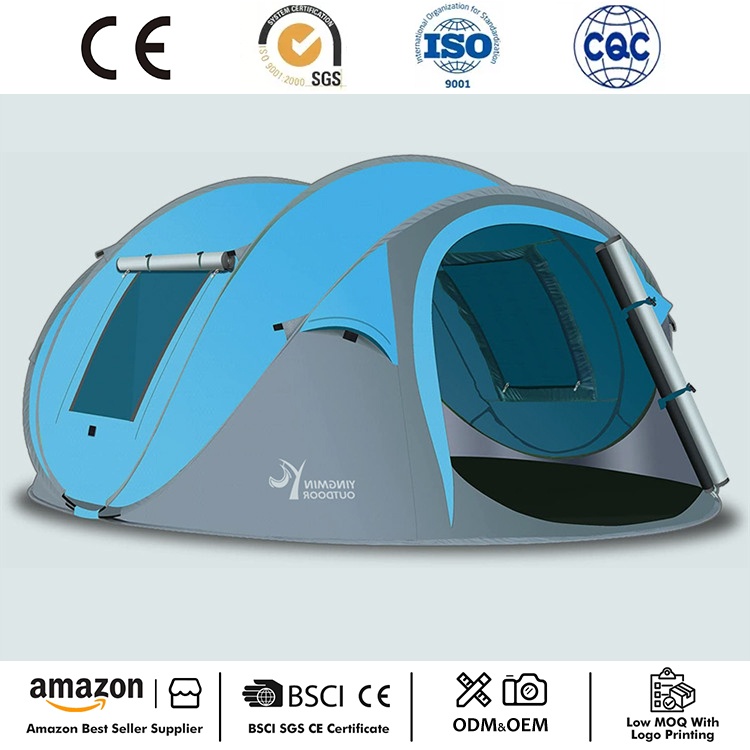 Tenda da campeggio pop-up istantanea per 4 persone