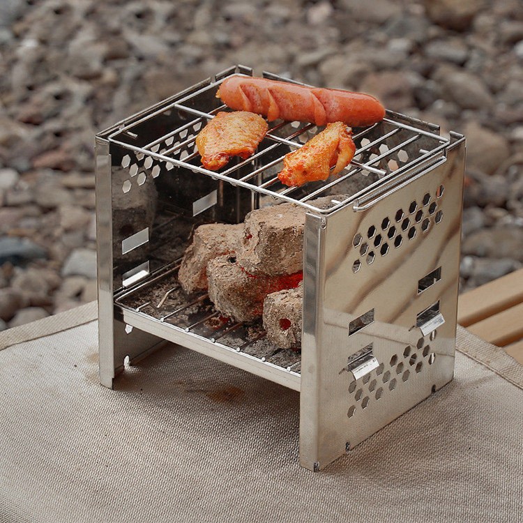 Bruciatore per fornello da campeggio per barbecue
