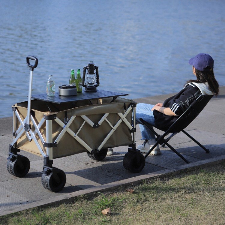 Carrello da giardino di utilità pieghevole