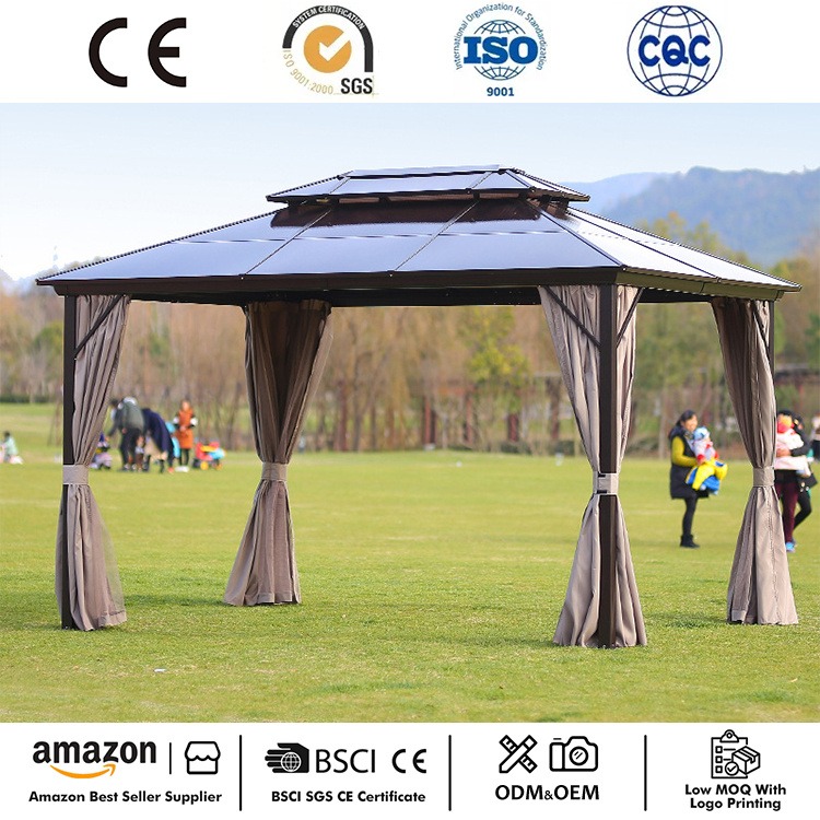 Baldacchino per esterni gazebo patio hardtop