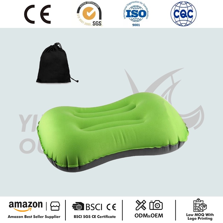 Cuscino da viaggio gonfiabile da campeggio