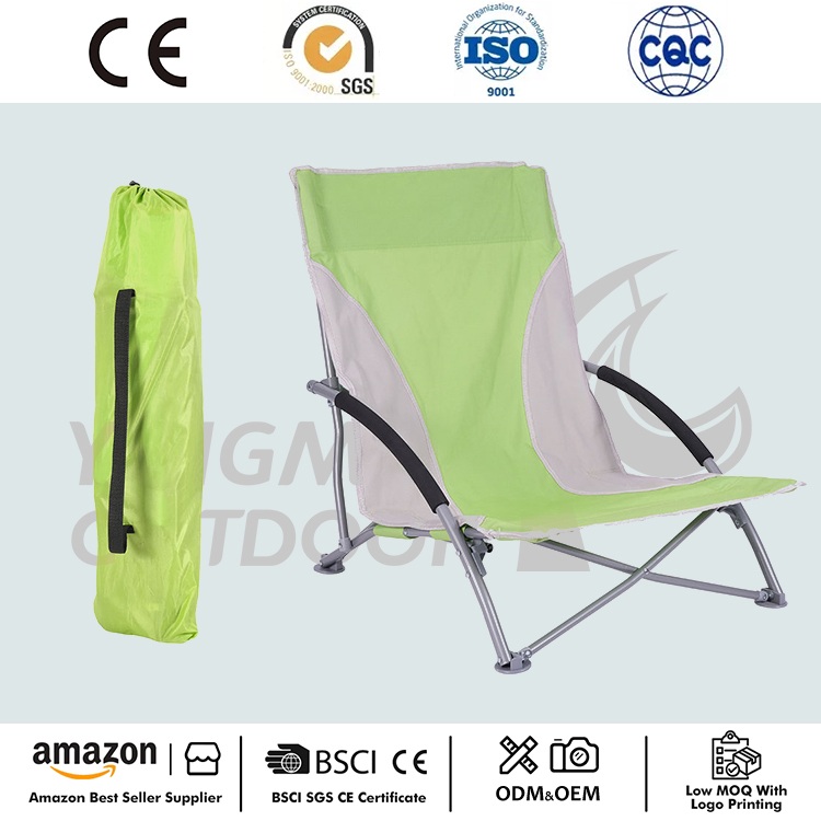 Sedia da spiaggia pieghevole a fascia bassa