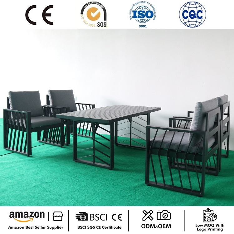 Set da pranzo da 5 pezzi per mobili da giardino più recente