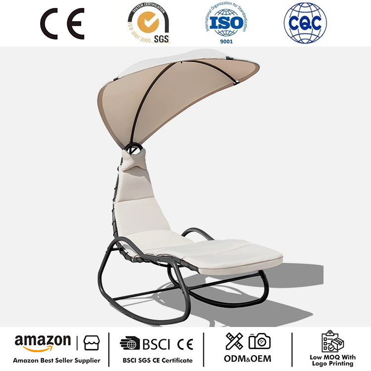 Sedia a dondolo per chaise longue da esterno