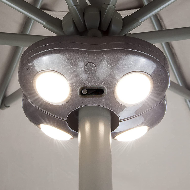 Lampada da palo per ombrellone a LED per patio