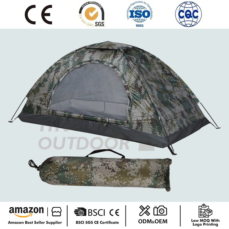 Tenda da campeggio all'aperto monostrato