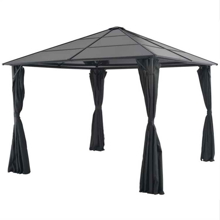 Gazebo da giardino con tenda in alluminio