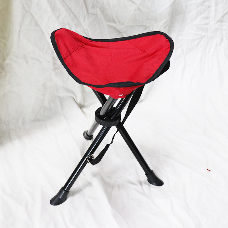 Sedia sgabello da campeggio pieghevole portatile con treppiede