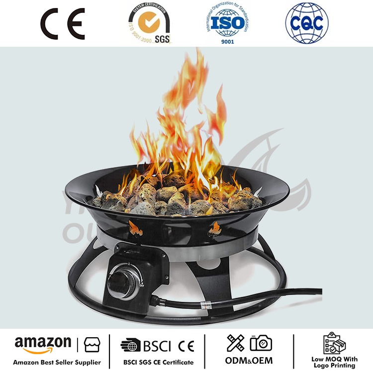 Braciere a gas propano senza fumo