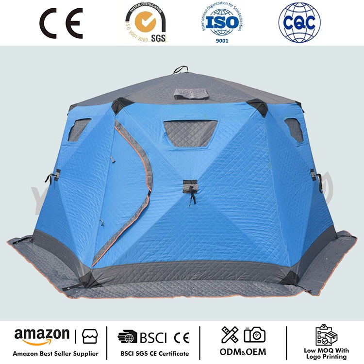 Tenda da pesca invernale sul ghiaccio