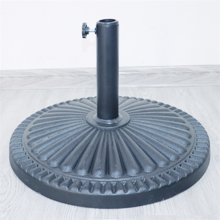 Base rotonda per ombrellone da 18 pollici con motivo a girasole