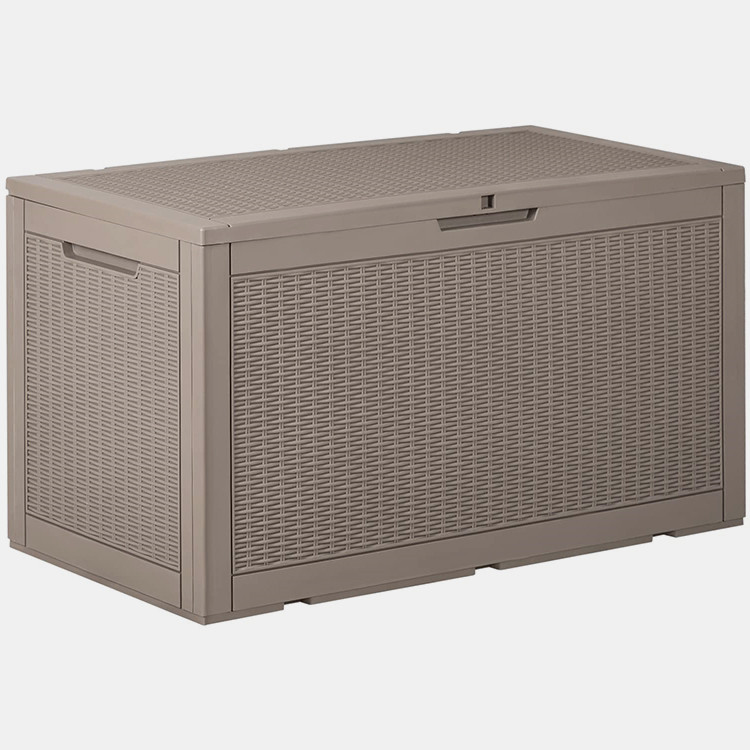 Deck box in resina con serratura da 100 galloni