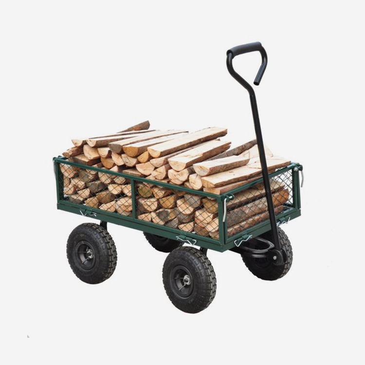 Carrello da giardino durevole multiuso in acciaio